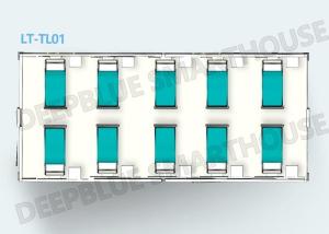 Quality Metal Isolation House Mobile Field Hospital In Quick Assemble White Color Low Cost Prefab House wholesale