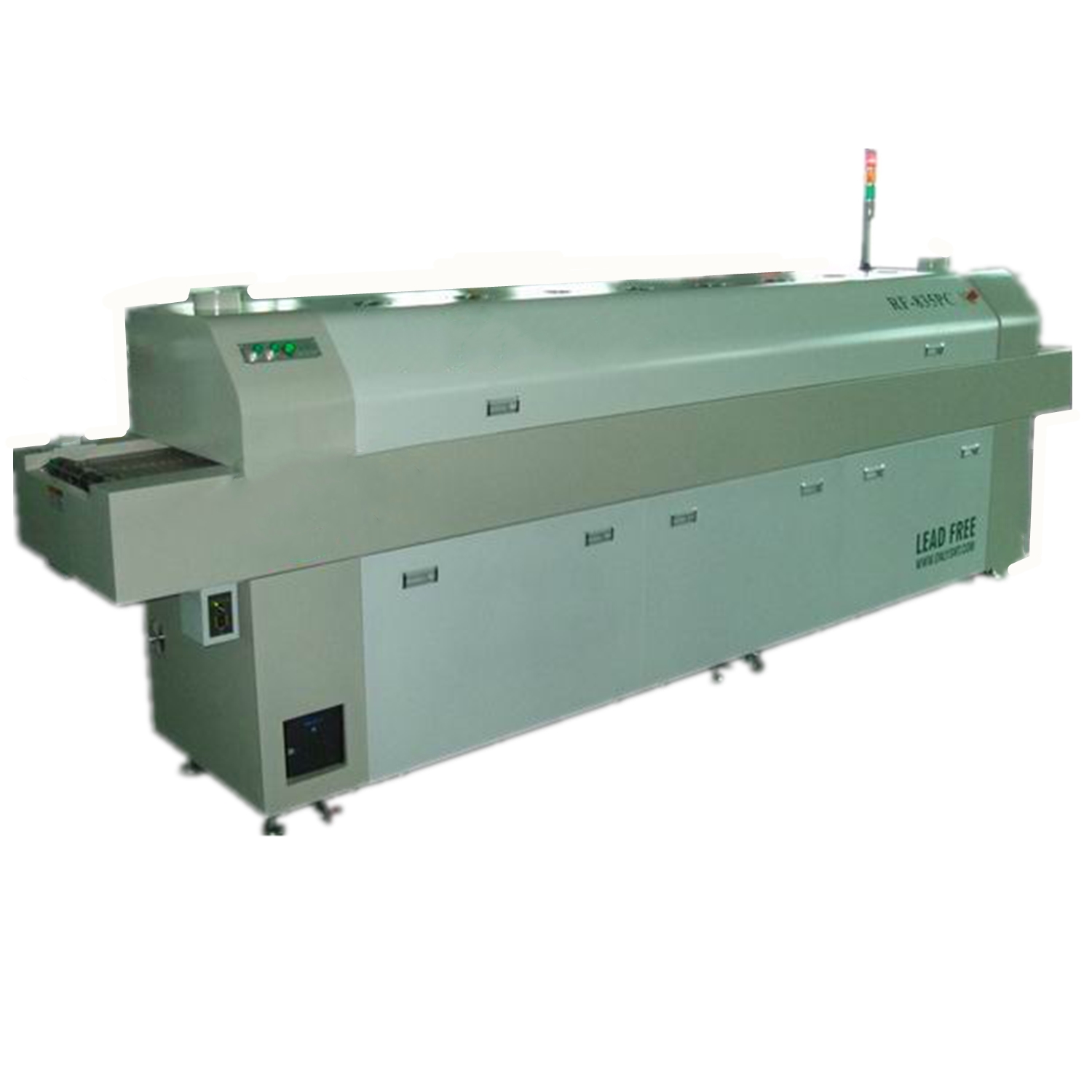 Large Size 8 Zone Solder Reflow Oven , Customized Lead Free Reflow Oven