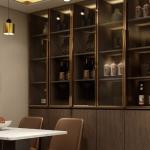 Support customization Contemporary Living Room Office Display Cabinet, Modern