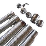 10mm Stainless Steel Flexible Hose With Cable Threading Protection Sleeve
