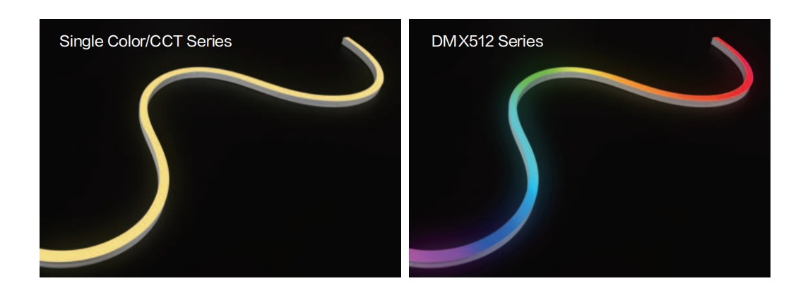 12W 15W Custom Side Bend LED Strip CV Or DMX512 Flexible Led Strips Support OEM