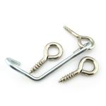 Aluminium Closed Eye Screws Black Oxide Finish Closed Screw Hook