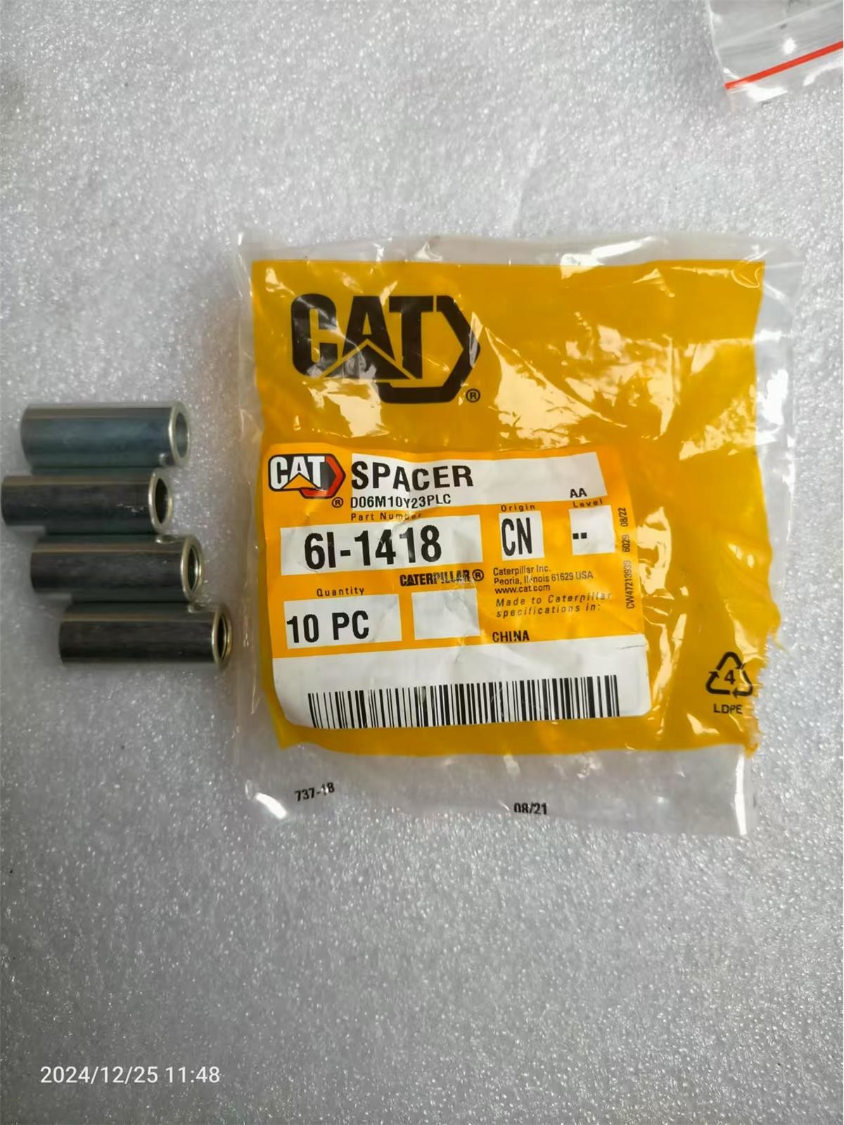 Excavator Engine Parts 6I-1418 6I1418 Gasket