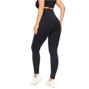 Quality Polyester Spandex Plus Size Running Leggings Elastic High Waisted Running Pants wholesale