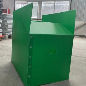 Quality Anti Pressure Anti Corrosion Plastic Corrugated Box Green PP Hollow Sheet wholesale