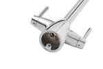 Easy Install Kitchen Mixer Faucet Brass Chrome easy operate