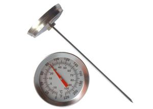 Quality Large Dial Type Thermometer , Stainless Steel Dairy Cheese Making Thermometer wholesale