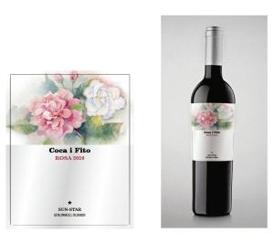 Quality Anti Ultraviolet UV Spot Pantone Retirement Wine Sticker Labels wholesale