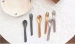 13.6CM 304 Stainless Steel Flatware Sets Frosted 2 Pieces Dessert Cutlery Sets