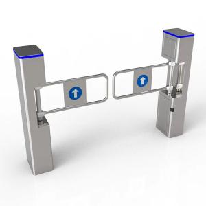 Quality SUS304 Swing Barrier Turnstile Supermarket Entry Gates 0.2s wholesale