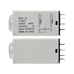 China H3Y-2 Time Delay Relay DC 24V 0-30 Second Countdown Timer on sale
