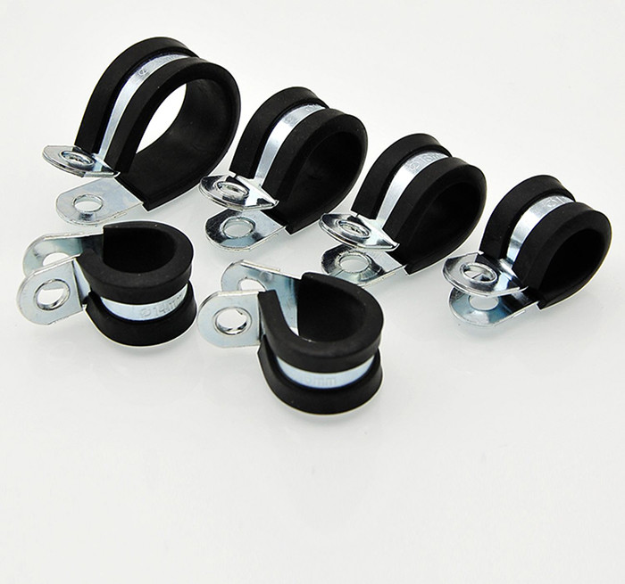 Automotive Brake Pipe Retaining Clips Blue Anodized DOT CQC Approval