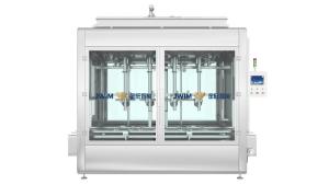 Quality 5-30L Herbicide Weighing Filling Machine GMP Standard 6 Nozzles wholesale