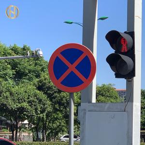 Quality Custom Road Sign Pole Galvanized And Powder Coating Surface Treatment wholesale