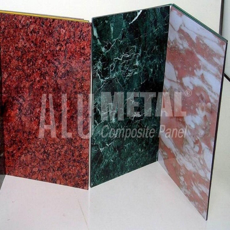A2 Acm Exterior Fireproof Aluminum Composite Panel Marble SGS 2000mm