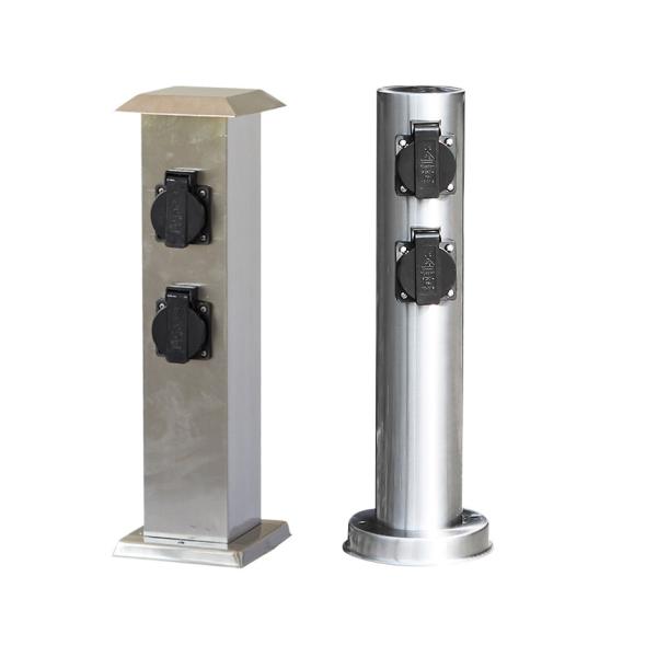 Stainless Steel Outdoor Garden In-ground Lawn Electrical Power Sockets Outlet