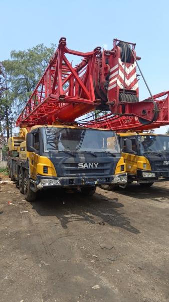 Good Used 2013 Sy 750c 75t Mobile Crane Truck Crane with Maximum Lifting Weight