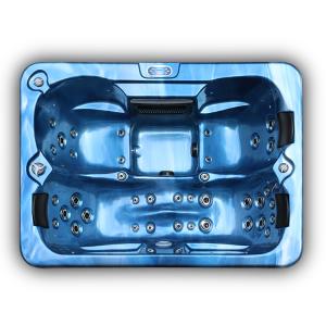 Quality 3 Person Acrylic Massage Bathtub 1800L Outdoor Whirlpool Hot Tub wholesale