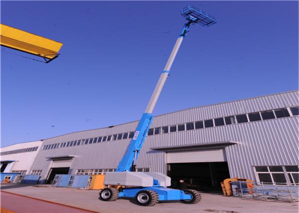 Self Propelled Telescopic Boom Lift S-66J High Strength Steel Material