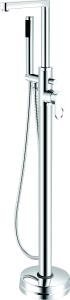 Quality Contemporary Standing Bath Mixer Chrome Brass corrosion resistance T8730 wholesale
