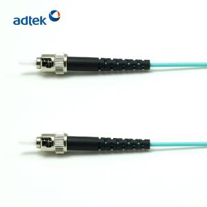 China ST/UPC-ST/UPC Simplex OM3 Fiber Patch Cord 0.9mm 2.0mm 3.0mm Cable Jumper on sale