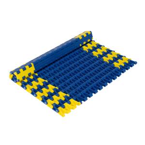 Quality 400 Raised Rib Modular Plastic Belt with Base Flights wholesale
