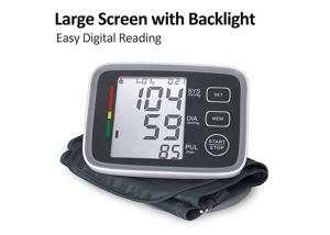 Quality Bluetooth Electronic Blood Pressure Monitor with Big LCD Display wholesale