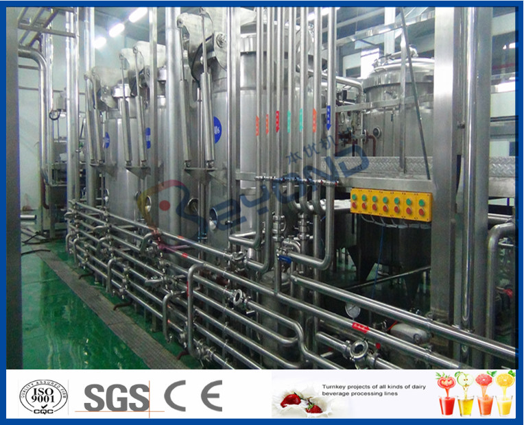 Orange / Mango Juice Processing Industrial Fruit Juicer Machines , Juice Production Line