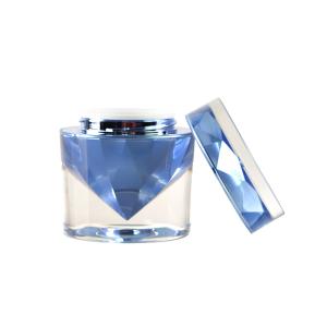 Quality Customized Color Luxury Acrylic Cream Jar 15g 50g Capacity Injection Moulding wholesale