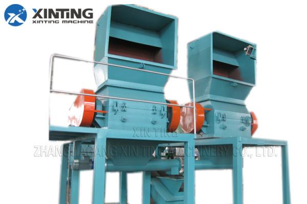 Automatic PET Bottle Washing Recycling Line , PET Bottle Crushing Machine