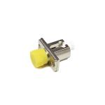 Metal Solid Hybrid Fiber Optic Adapter FC / UPC - LC / UPC For Telecommunication