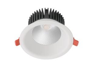 Quality 12Watt - 45Watt Aluminum / Glass LED Downlight , Dust-proof Commercial Lighting Downlight wholesale