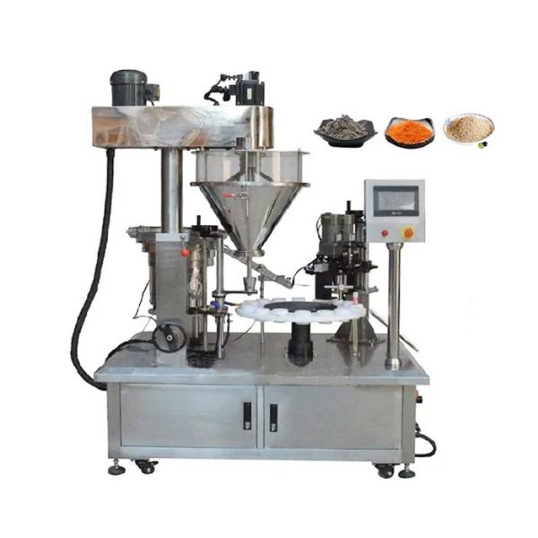 Cheap Semi Automatic Rotary Powder Filling And Capping Machine for sale