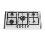 Stainless Steel Panel 5 Burner Built In Hob Multifunction