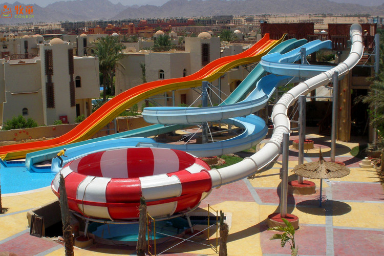 Latest Funny Space Bowl Water Slide For Water Park Factory In China