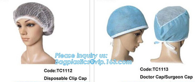 Disposable clip cap,doctor cap,surgeon cap,disposable underwear,spa,massage,salon disposable consumbles, travel, sports