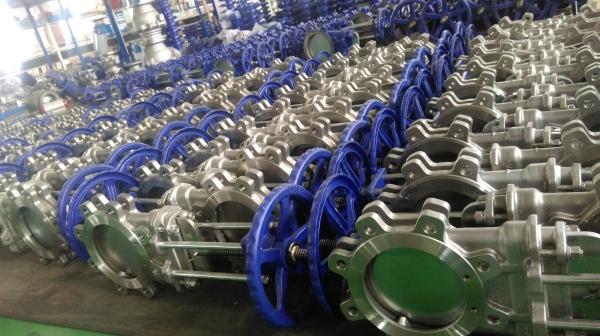 Cheap Carbon Steel Knife Gate Valve for Oil Industry with PN10 End Connection for sale