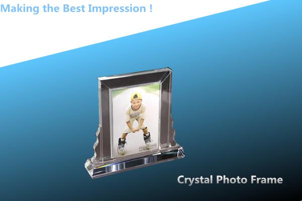 crystal photo frame/acrylic photo frame/PHOTO FRAME/glass photo frame/3D LASER