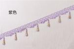 Handmade fashionable chain beads lace tassels fringes for curtain/sofa/pillow