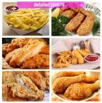 Mechanical Panel Gas Chicken Fryer 0.48kg/h Gas Consumption 160 KKg Fried