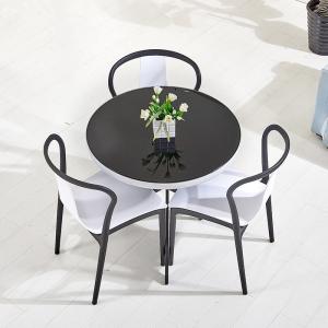 Quality Anti Skid Tempered Glass Top Center Table For Living Room / Coffee Bar wholesale