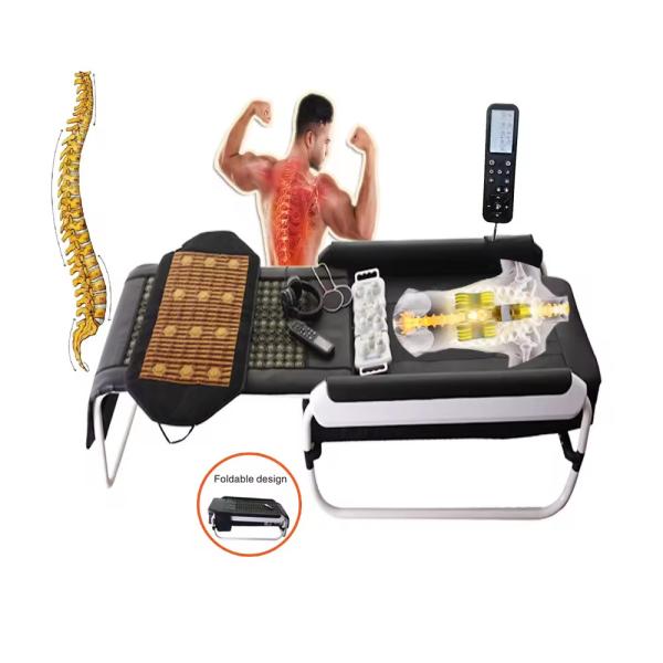 New Style Jade Roller Massage Bed Salon Furniture Far Infrared Heating Therapy