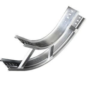 25mm 300mm Side Rail Height Galvanized Aluminum and Magnesium Ladder Cable Tray