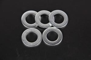 Quality Blue White Zinc Coated Carbon Steel Flat Washer Din 125 Fastener Connector wholesale