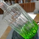 Clear Logo Glass Bottle With Heavy Bottom Unique 700ml Vodka Glass Bottle