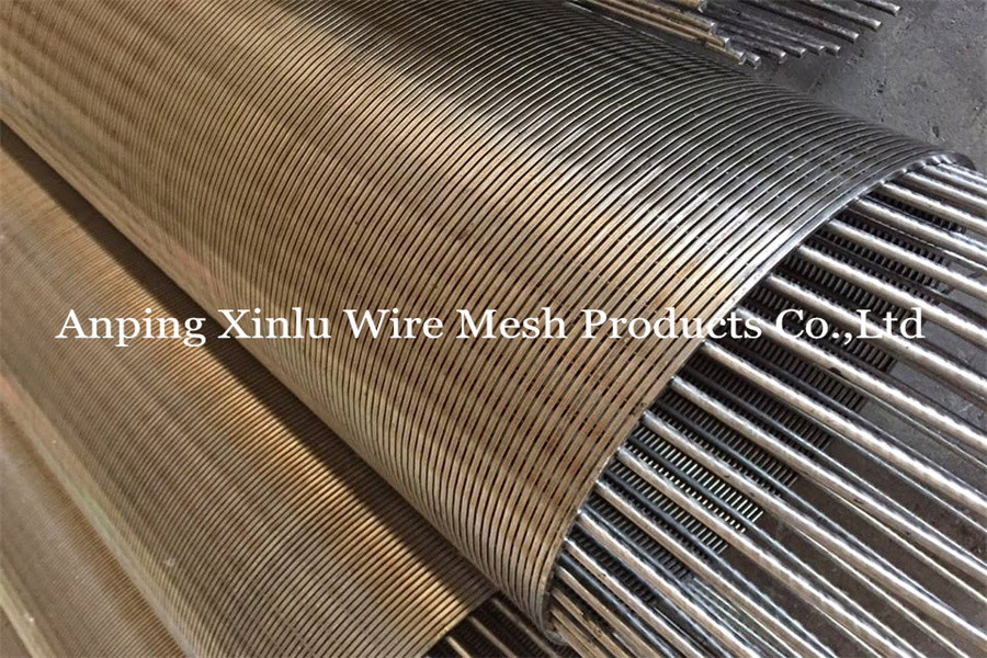 Customizable Wire Wrapped Continuous Slot Sand Control Screens Stainless Steel 201 Material 0.05mm-10.0mm Slot Size