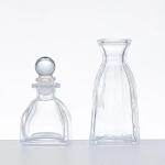 Clear Customized Mini Macaron Perfume Glass Bottle 0.3oz 0.5oz Round and Square