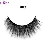 Natural Round Soft Long Lasting False Eyelashes Synthetic Fiber Material