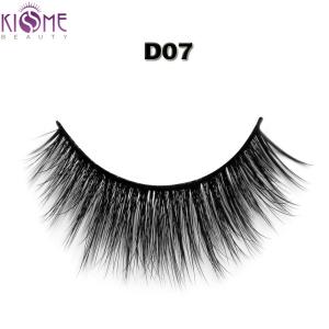 Quality Natural Round Soft Long Lasting False Eyelashes Synthetic Fiber Material wholesale