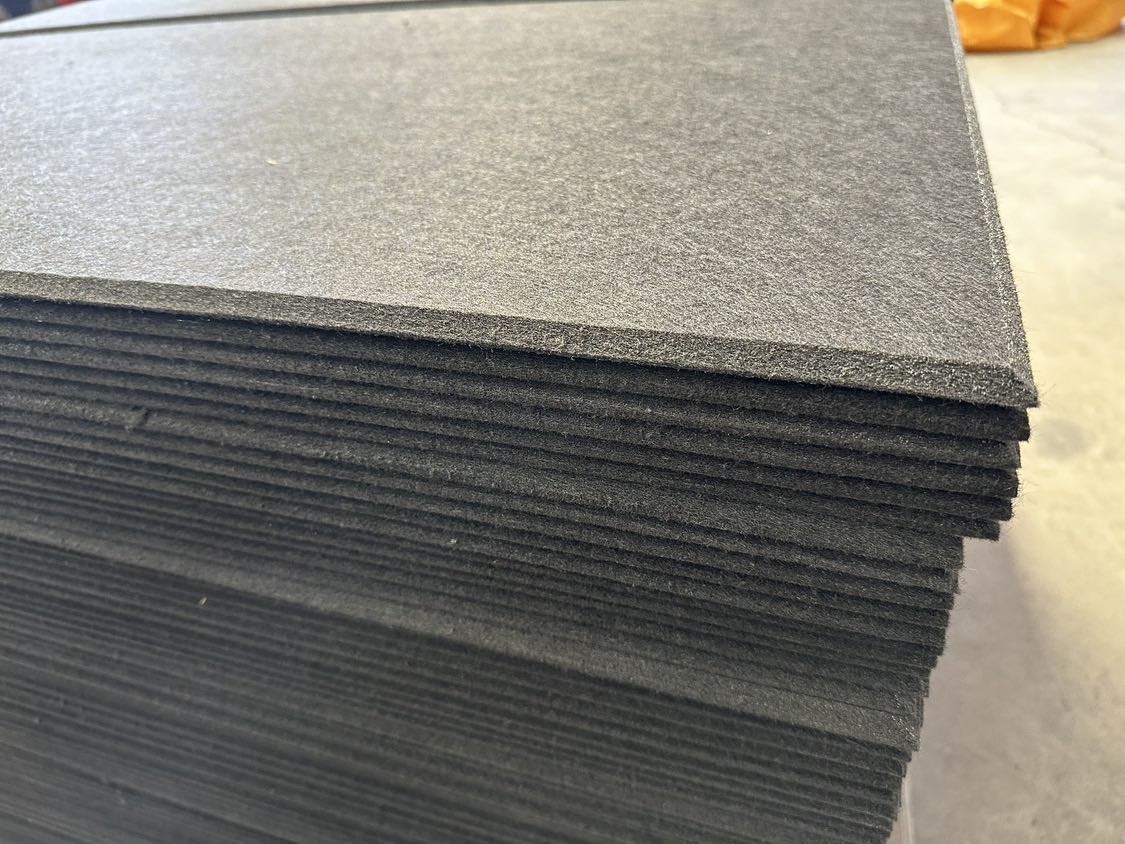 PET Felt Square Acoustic Panels 9mm Sound Aborbing Wall Board For KTV
